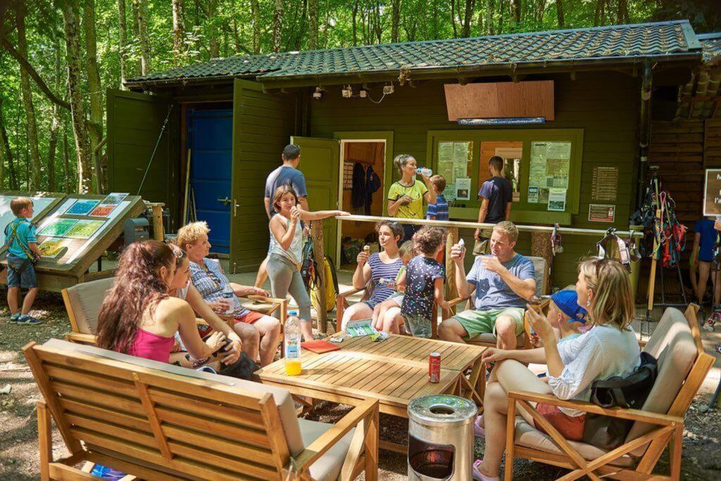 Le Camping Grand Cerf Hotell Gimouille Eksteriør bilde